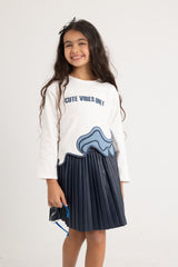 Full Sleeve Wavy Top (One Piece)