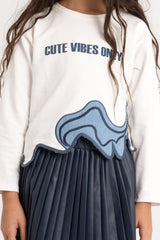 Full Sleeve Wavy Top (One Piece)