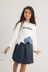 Full Sleeve Wavy Top (One Piece)