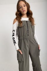 Casual Cargo Overall One Piece