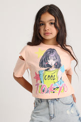 Cold Shoulder TOKYO T-shirt