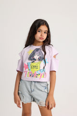 Cold Shoulder TOKYO T-shirt