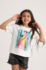 Off-White Dreamer Girl T-Shirt – Split Back