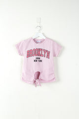 BROOKLYN Tie Front T-shirt