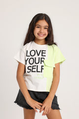 Girls Kiwi Love Yourself T-Shirt