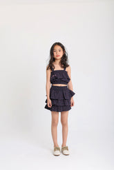 Floral Ruffle Skirt Set