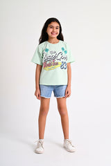 Beach V-Back T-shirt - Kiwi