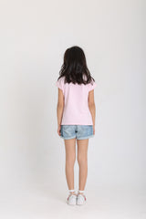 Happy Friends T-shirt -Pink