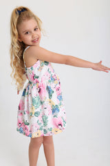 Summer Flowers Bow Dress