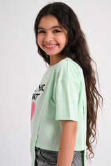 High-low Heart T-shirt - Pistage