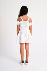 Ruffled White Set