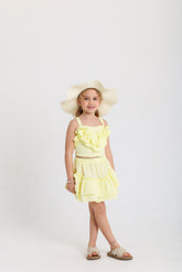 Ruffled Yellow Set