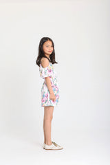 Off-Shoulder Flory Jaumsuit