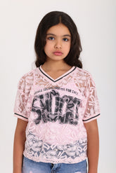 Lace Overlay Top - Fushi