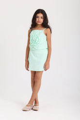 Woven Fabric Flower Set - Pistage