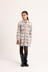 Classy Wool Pink Dress