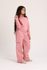 Soft Polar Track Suit Girls Set