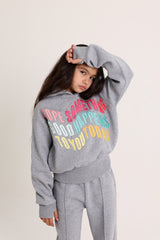 Flared Sweatpants Gray Pajama