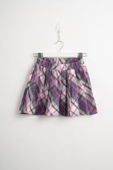 Purple Fancy Wool Skirt