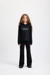 Trendy Spring Plain Black Set