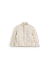 Girls Puffy Off-White Jacket