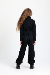 Utility Chic Black Gabardine Set