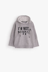 “I’m Not Perfect” Hoodie - Gray