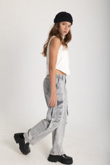 Baggy Cargo Gray Jeans