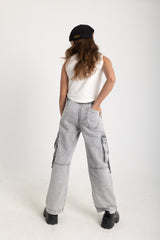 Baggy Cargo Gray Jeans