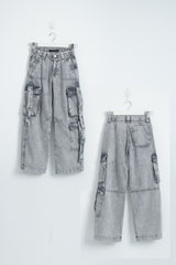 Baggy Cargo Gray Jeans