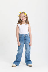 Girls Trendy Flare Jeans