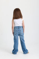 Girls Trendy Flare Jeans