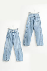 Loose-Fit Light Jeans