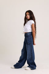 Big Pockets Dark Jeans