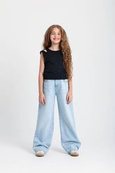Wide Leg Light Jeans