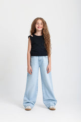 Wide Leg Light Jeans