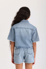 Denim Co-ord Set - Light Blue