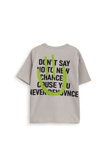 Never Say No T-shirt - Beige