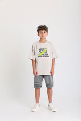 Never Say No T-shirt - Beige