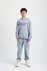 Cozy Spring Cotton Gray Tracksuit