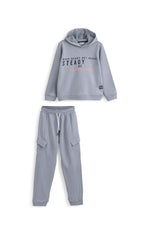 Cozy Spring Cotton Gray Tracksuit