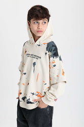 Paint Brush Cotton Sweetshirt