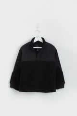 High Pile Black Sweetshirt