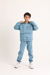Sleeve Pocket Petrol Blue Pajama