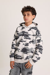 Camouflage Gray Hoodie
