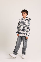 Camouflage Gray Hoodie