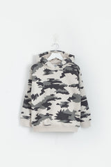 Camouflage Gray Hoodie