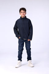Softshell Zip Dark Blue Jacket