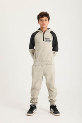 Soft Polar Two-Tone Hoodie Set