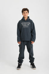 Utility Pocket Hoodie PJ - Irony